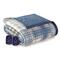 Micro Flannel 7 Layers of Warmth Electric Blanket/Comforter, Smokey Mt. Plaid
