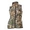 DSG Women's Insulated Puffer Camo Hunting Vest, Realtree Edge Camo
