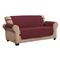 Innovative Textile Solutions Ripple Plush Secure-Fit Furniture Cover, Burgundy