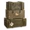 Czech Military Surplus Wood Ammo Box, Used