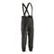 Polish Military Surplus Insulated Winter Pants with Suspenders, New, Black