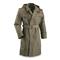 Romanian Military Surplus Waterproof Trench Coat, Like New, Olive Drab