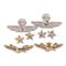 Italian Air Force Surplus Aviation Pin Set, 8 Pieces, New