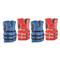 Guide Gear Type III Adult Universal Life Vests, 4 Pack, Red/Blue