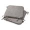 Outdoor Bistro Seat Cushions, 2 Pack, Chevron Gray