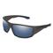 Huk Men's Spearpoint Polarized Sunglasses, Matte Black/smoke/blue Mirror