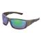 Huk Men's Spearpoint Polarized Sunglasses, Subphantis/smoke/green Mirror