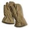Austrian Military Surplus Shooters Mittens, Used, Olive Drab