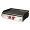 Includes flat-top griddle with non-stick surface