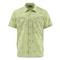 Simms Men's Double Haul Short Sleeve Fishing Shirt, Tarpon Time Key Lime
