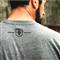 Small WPS logo on upper back, Grey/Black