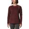 Columbia Women's Chillin Sweater, Marsala Red Houndstooth