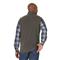 Wrangler Men's Fleece Zip-up Vest, Gray