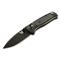 3.24" drop-point blade with matte black finish