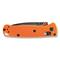 Bright orange Grivory handle with Axis Lock