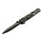 4.47" spear-point blade with black coating