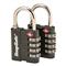 SnapSafe TSA Approved Combination Lock, 2 Pack