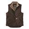 Carhartt Men's Washed Duck Sherpa-lined Mock Neck Vest, Dark Brown