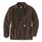 Carhartt Men's Washed Duck Lined Coat, Dark Brown