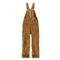 Carhartt Men's Insulated Quilt-lined Washed Duck Bib Overalls, Carhartt® Brown