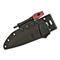 Sheath with integrated striker/whistle, Brown