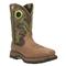 Dan Post Men's Storms Eye Waterproof Western Work Boots, Brown/Green