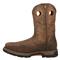 Dan Post Men's Storms Eye Waterproof Composite Toe Western Work Boots, Rust/orange