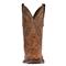 Dan Post Men's Alamosa Full Quill Ostrich Western Boots, Saddle Tan/brown