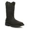 Dan Post Men's Blayde Leather Waterproof Western Work Boots, Black