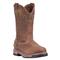 Dan Post Men's Journeyman Waterproof Composite Toe Western Work Boots, Saddle