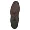 Rubber outsole with walking heel, Black