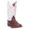 Laredo Men's Lodi Leather Western Boots, Redwood/white