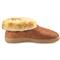 Old Friend Men's Bootee Slippers, Chestnut