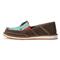 Ariat Women's Cruiser Slip-on Shoes, Chocolate Suede/turquoise Arrows