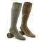 Realtree Men's Merino Wool Blend Boot Socks, 2 Pairs, Olive Camo