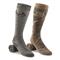 Realtree Men's Merino Wool Blend Boot Socks, 2 Pairs, Mocha Camo