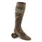 Realtree Men's Ameri-camo Merino Wool Blend Boot Socks, Mocha Camo