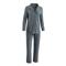 Guide Gear Women's 2-piece Button-front Pajama Set, Slate Blue Heather