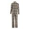 Guide Gear Women's 2-piece Button-front Pajama Set, Black Tartan Plaid