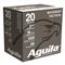 Aguila High-Velocity Buckshot, 20 Gauge, 2 3/4", #2 Buck, 25 Rounds