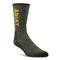 Ariat Ultimate Wool Blend Crew Socks, 2 Pairs, Olive