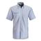 French Military Surplus Short Sleeve Service Shirts, 5 Pack, Used, Blue