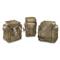 French Military Surplus Gas Mask Bag, 3 Pack, Like New