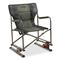Guide Gear Oversized Director's Bounce Chair, Rocking Camp Chair, 300-lb. Capacity, Green Plaid