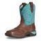 Ariat Women's Anthem Shortie Western Boots, Dark Cottage/turquoise