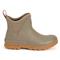Neoprene bootie is exposed at the sides for added comfort and easy on/off, Taupe