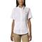 Columbia Women's PFG Tamiami II Short Sleeve Shirt, White Cap