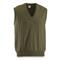 Czech Republic Military Surplus M70 Commando Sweater Vest, Like New, Olive Drab