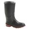 GENFOOT Kids' Blazer Waterproof Rubber Boots, Black/Red