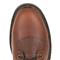 Round ASTM-rated steel toe, Brown